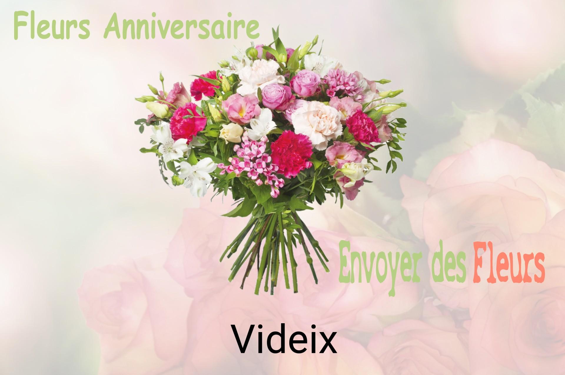 Bouquet de fleurs d’anniversaire livré à Videix